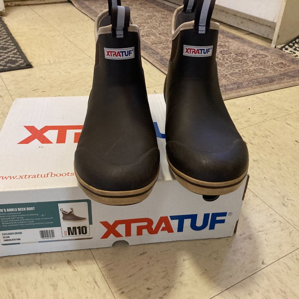 COPY - XTRATUF  Waterproof Deck Boot  in Chocolate/Tan- Rarely Worn